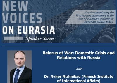 New Voices on Eurasia with Ryhor Nizhnikau